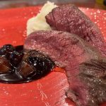 以前から「鹿」が食べたいという事で、ご用意させていただきました。